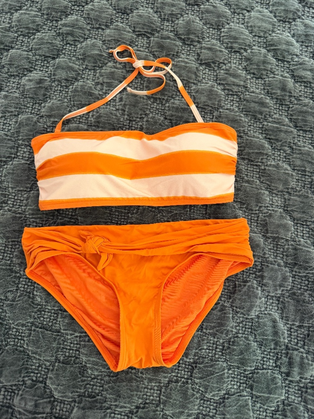 Kate Spade Bandeau Bikini Large Top Medium Bottom